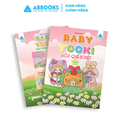 Bé tô màu ABBOOKS - Baby Yooki Đến Trường, Hộp Quà Bí Mật, Những Người Bạn, Lớp Học Cute