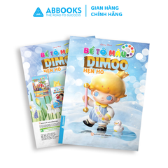Sách - Bé tô màu ABBOOKS - Dimoo Dễ Thương, Hẹn Hò - Bộ 2 cuốn