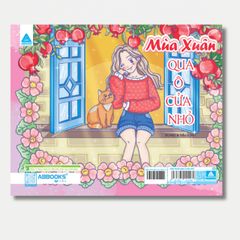 Sách tô màu - ABBOOKS - Mùa Xuân Qua Ô Cửa Nhỏ