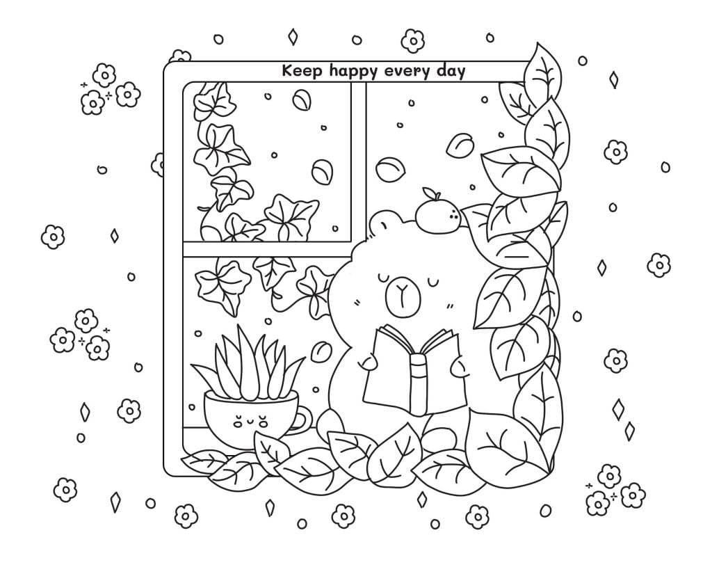 Sách Capybara Happy Everyday - Hạnh Phúc Mỗi Ngày ABBOOKS