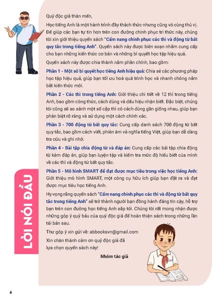 Sách - Tủ sách khối chuyên Anh - Cẩm nang chinh phục Các thì và Động từ bất quy tắc trong tiếng Anh