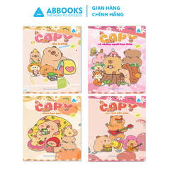 Sách - Tô màu ABBOOKS - Capybara - Đến Trường - Những Người Bạn Thân - Thích Hoa Qủa - Vui Chơi Bốn Mùa