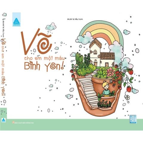 Sách - Vẽ cho em một màu bình yên - Hành trình tô màu đến thế giới an lành