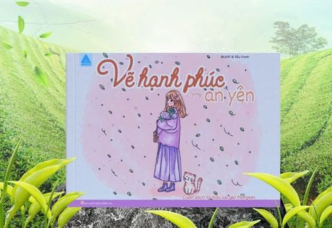 Sách - Vẽ hạnh phúc trong an yên - Cuốn sách tô màu lưu giữ thời gian