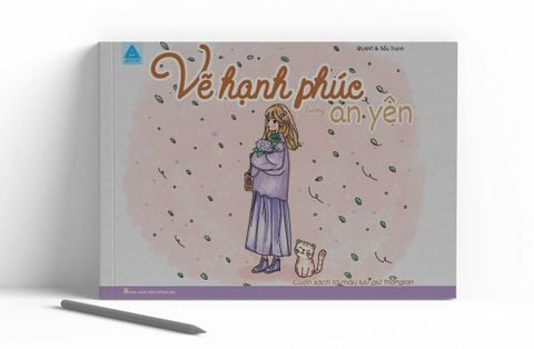 Sách - Vẽ hạnh phúc trong an yên - Cuốn sách tô màu lưu giữ thời gian