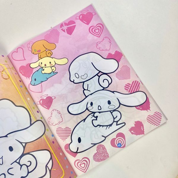 Sách - Bé tô màu ABBOOKS - Cinnamoroll Chăm Ngoan, Dạo chơi trong rừng - Bộ 2 cuốn