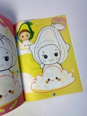 Sách tô màu cho bé - Thiên Thần Sony - Sony mũ động vật, Sony mũ trái cây  - ABBOOKS