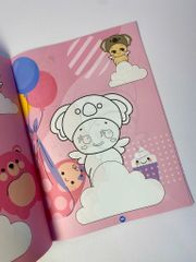 Sách tô màu cho bé - Thiên Thần Sony - Sony mũ động vật, Sony mũ trái cây  - ABBOOKS
