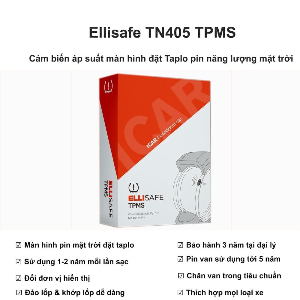 Cảm biến áp suất lốp ICAR TN405