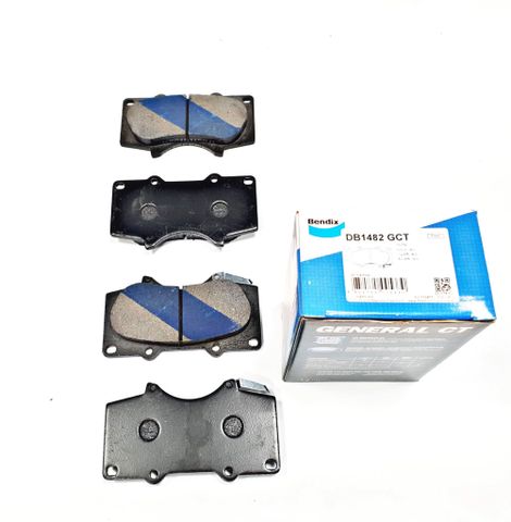 Má phanh trước  TOYOTA Landcruiser Prado 2.7/3.0 ; Fortuner 2.5; Fortuner 2.7 ;Fortuner ( w/ EPS) 2.5 ; Lexus GX 460 4.6 ; Lexus GX470 4.7 , MSP : DB1482 GCT