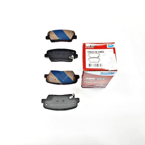 Má phanh sau HYUNDAI  Santa Fe ;  Santa Fe 2.4 ;  Santa Fe 2.2 ; Kia Sorento 2.2 / 2.4 , MSP : DB2178 4WD