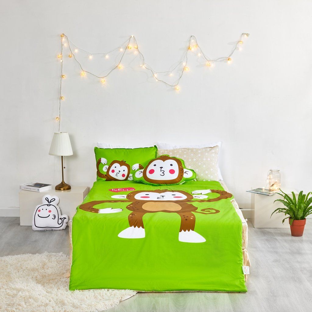 Bộ chăn ga gối EVERON trẻ em - hình chú khỉ ngộ nghĩnh