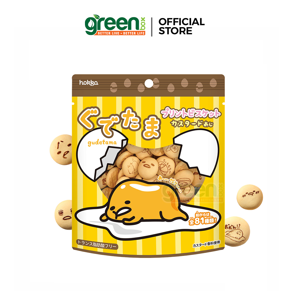 Gudetama Hokka bánh qui bơ trứng:
Bạn đã từng thử đến Tea-shop Hokka và thưởng thức món bánh qui bơ trứng này chưa? Với những ai yêu thích Gudetama sẽ tìm thấy hình ảnh của chú tựa lềnh bềnh trên đĩa bánh qui bơ trứng. Món bánh này không chỉ thơm ngon mà còn cực kì bắt mắt. Nào hãy thưởng thức món bánh này và cùng đắm chìm trong thế giới đáng yêu của Gudetama.