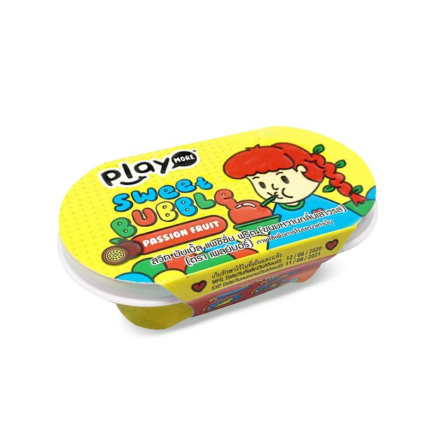 Kẹo thổi bong bóng hương chanh dây Playmore 40g