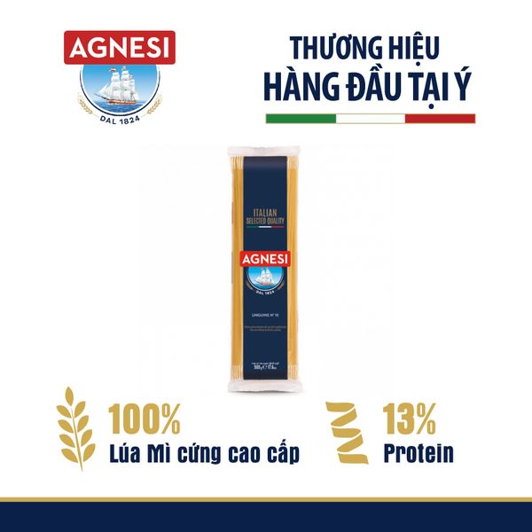 MÌ Ý LINGUINE AGNESI 500g