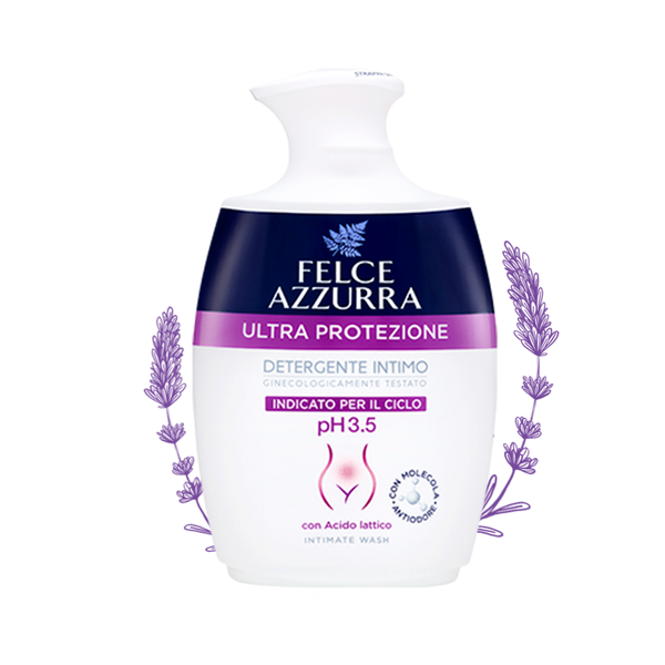 Dung dịch vệ sinh phụ nữ hương nước hoa Felce Azzurra bảo vệ ngày đèn đỏ độ pH 3.5 - 250ml