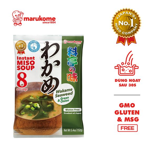 Gói Soup Miso rong biển Wakame ăn liền 152g