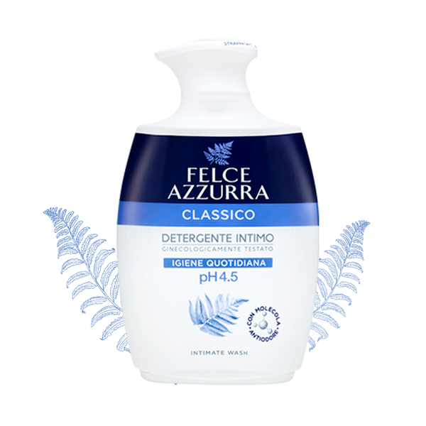 Dung dịch vệ sinh phụ nữ hương nước hoa cổ điển Ý Felce Azzurra độ pH 4.5 - 250ml