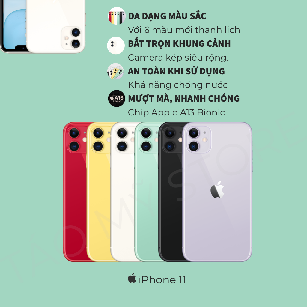  iPhone 11 - Quốc Tế 