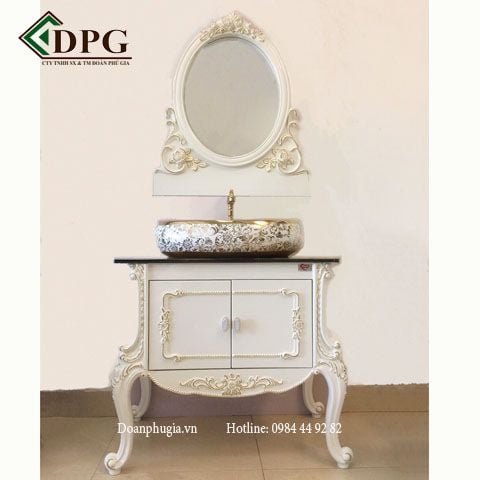  Tủ chậu tân cổ điển 80cm 