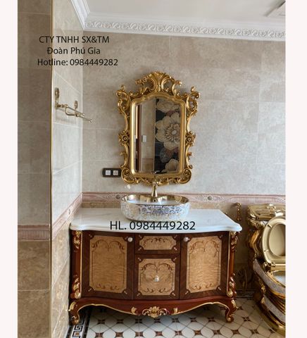  Tủ lavabo cổ điển cao cấp 