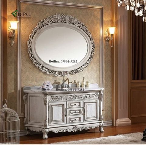  Tủ lavabo để sàn bằng gỗ 