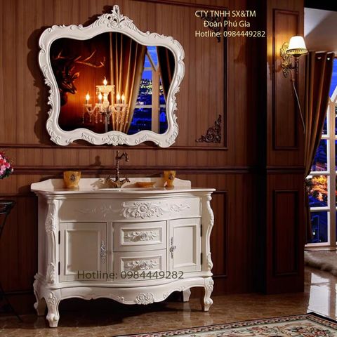  TỦ LAVABO CỔ ĐIỂN NHẬP KHẨU 
