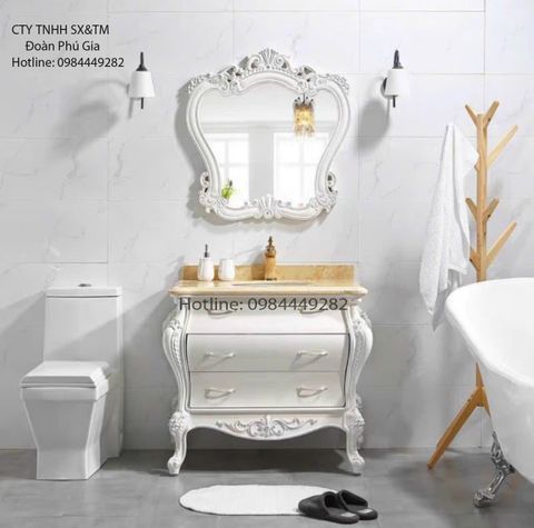  TỦ LAVABO TÂN CỔ ĐIỂN 80cm 