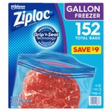  Túi Ziploc Đa Năng 2 Dây Kéo Size Lớn 152 Cái, 38 Cái * 4 Hộp Nhỏ 