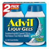  Set 2 Hộp Viên Uống Giảm Đau Advil Liqui Gels - Set 240 viên 