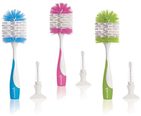  Cọ Rửa Bình Sửa Munchkin Deluxe Bottle Brush Có Đế Đứng 