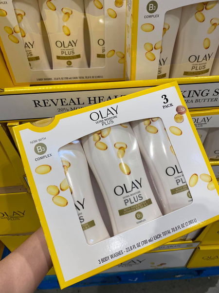  Set 3 Sữa Tắm Dưỡng Thể Olay Ultra Moisture Plus Body Wash 700ml 