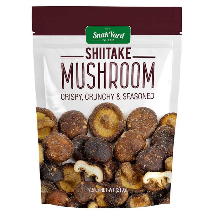 Nấm Đông Cô Sấy Khô Ăn Liền Snak Yard ShiiTake Mushroom 10.6oz (300g)_Mỹ 