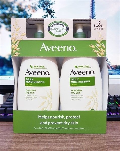  BỘ DƯỠNG ẨM DA AVEENO DAILY MOISTURIZING LOTION, 591ML X 2 