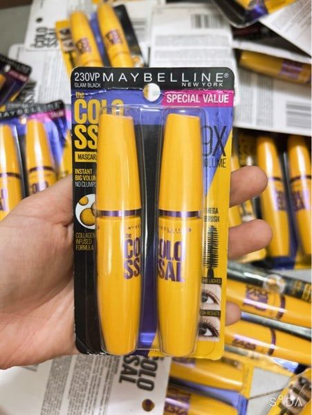  Chuốt Mi Mascara Maybelline The Colossal Volume 9x (set 2 cây) 