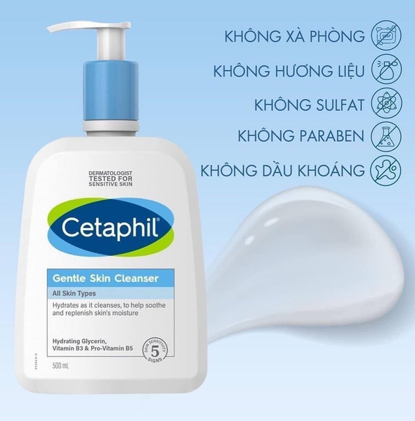  Set 2 Sữa Rửa Mặt CETAPHIL GENTLE SKIN CLEANSER (591ml) 