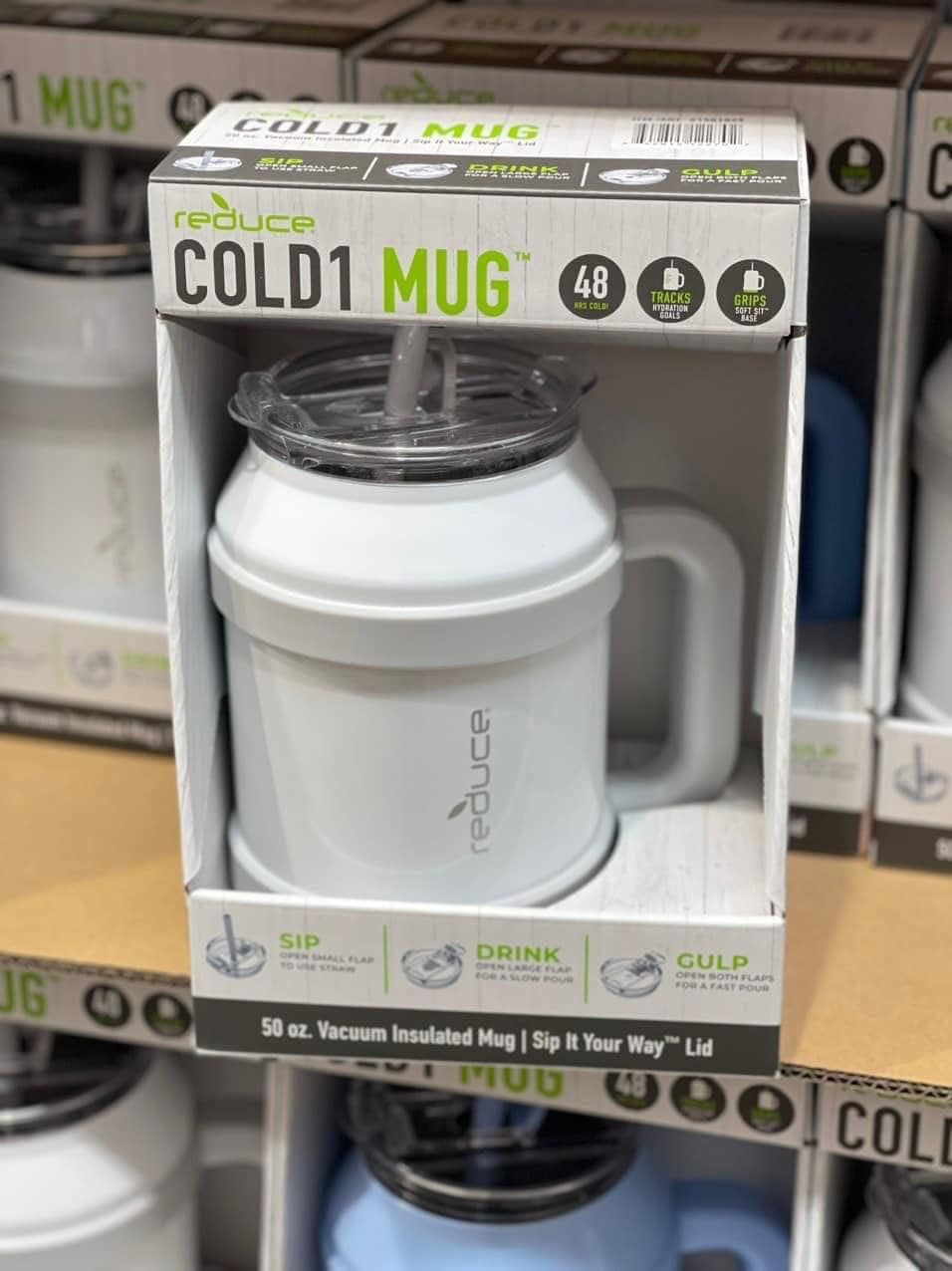  Ly Giữ Nhiệt Thép Không Gỉ Kèm Ống Hút Reduce Cold1 Mug Dung Tích 1,5l 