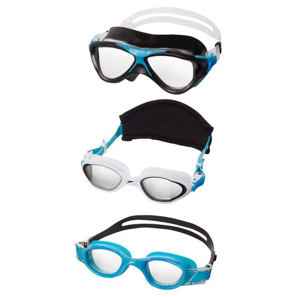  Set 3 Kính Bơi Trẻ Em Speedo Juniors Goggles 6-14 Tuổi Chống Tia Cực Tím 