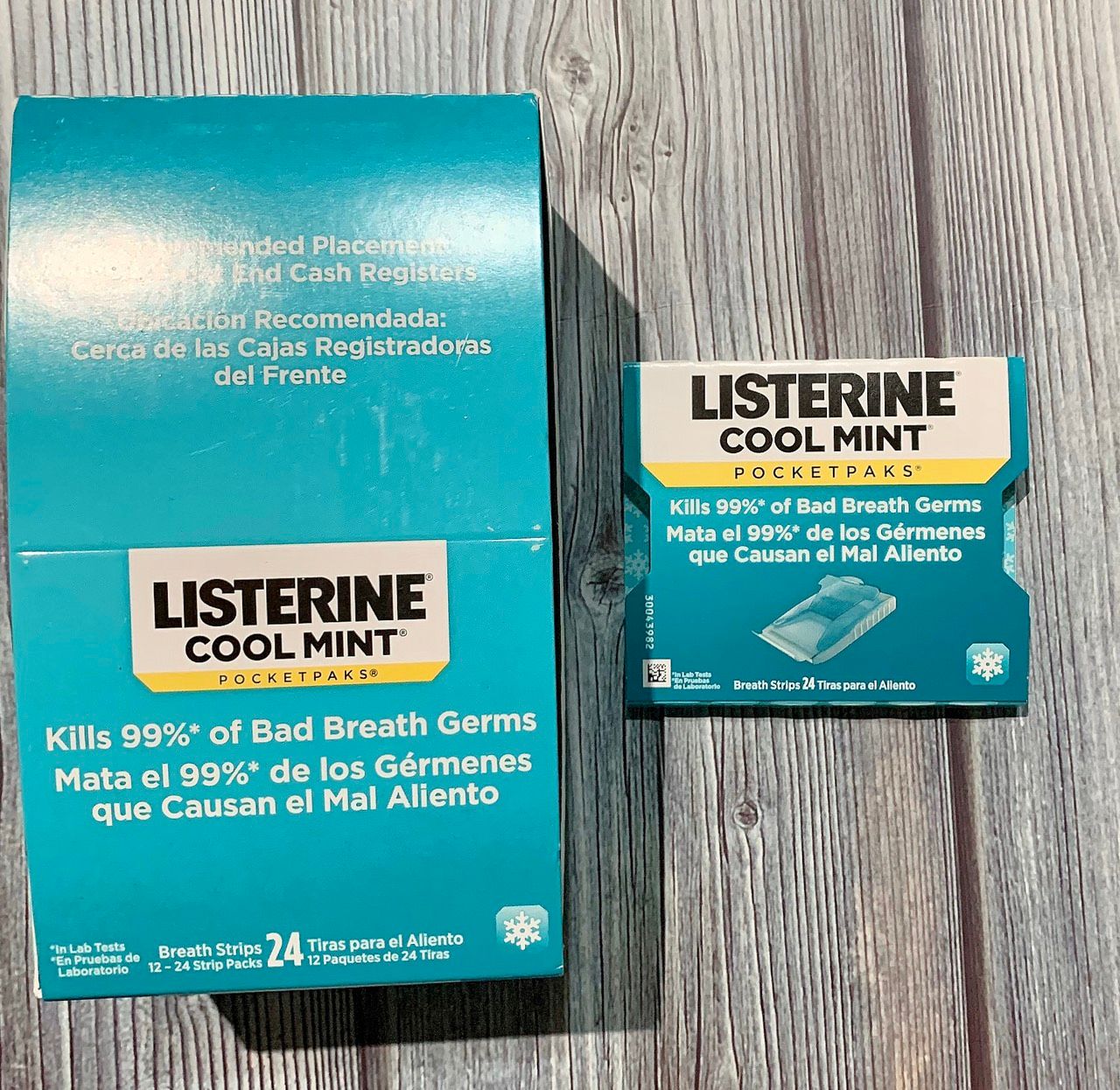  Miếng ngậm thơm miệng Listerine PocketPaks - hương Cool Mint 24 miếng 