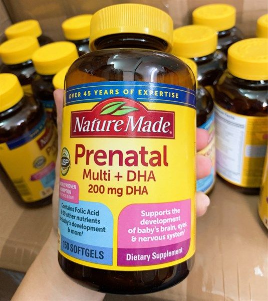  Vitamin Tổng Hợp Cho Bà Bầu Prenatal Multi DHA 150 viên_Mỹ 