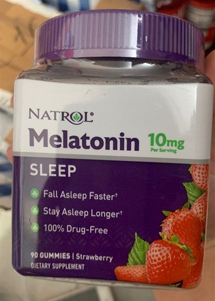  Kẹo ngủ Natrol Melatonin 10mg (90v) 