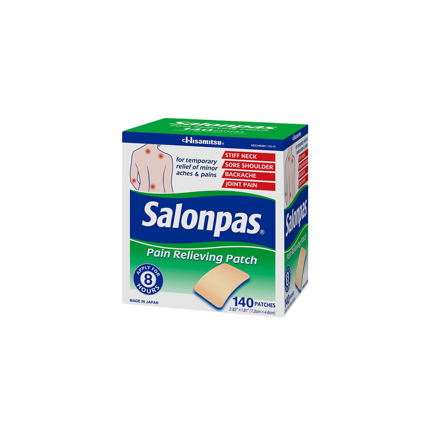  Cao Dán Giảm Đau Salonpas Pain Relieving Patch 140 miếng_Mỹ 