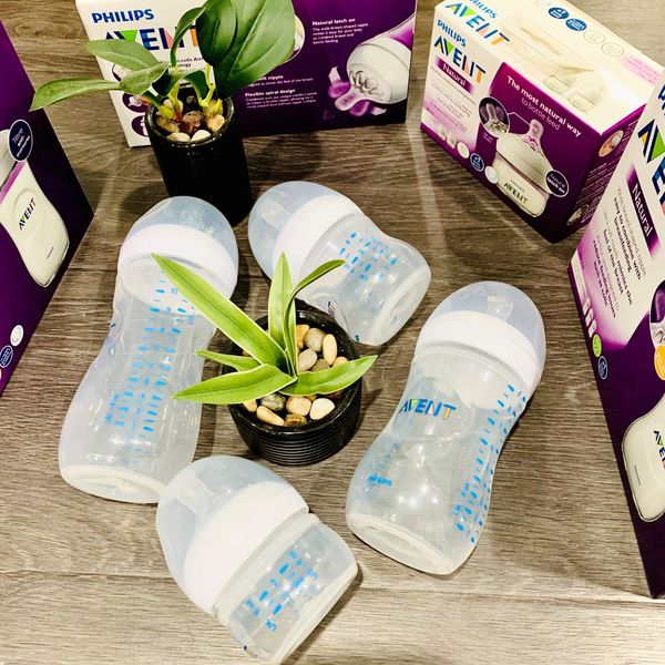  Set 3 Bình Sữa Philips Avent Mô Phỏng Tự Nhiên 4 Size (60ml - 125ml - 260ml - 330ml) 