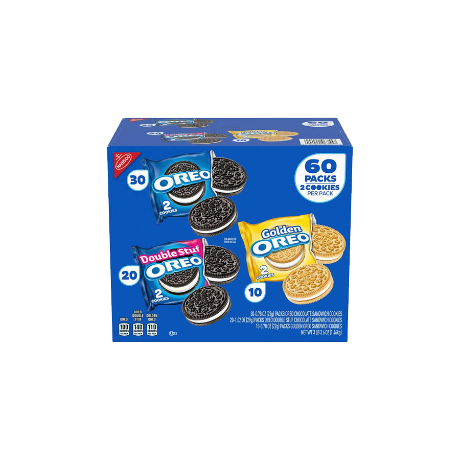  Bánh Oreo Sandwich Cookies, Variety 60 Pack 