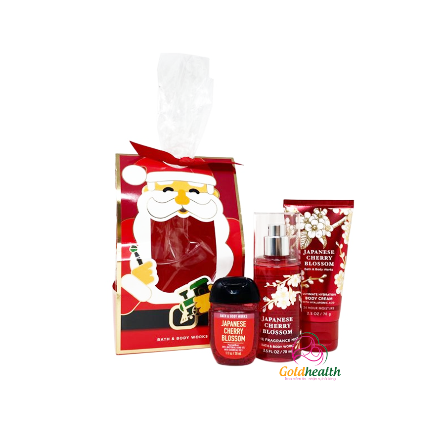  Gift Set 3 Món BATH & BODY WORKS (Mist-Lotion-Gel Rửa Tay) 