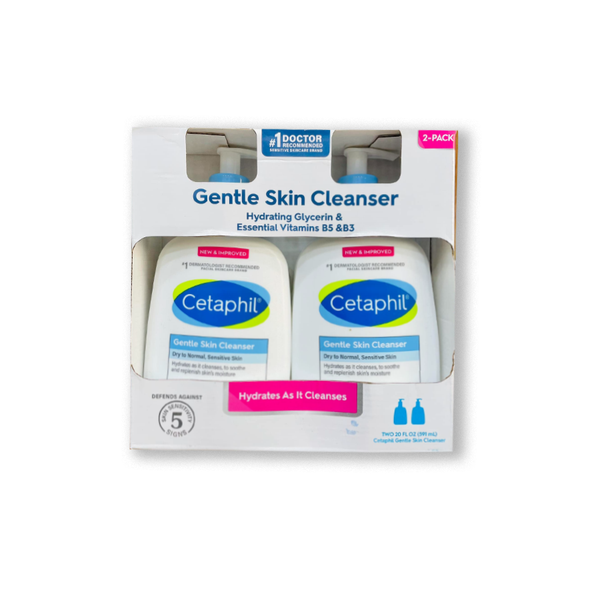  Set 2 Sữa Rửa Mặt CETAPHIL GENTLE SKIN CLEANSER (591ml) 