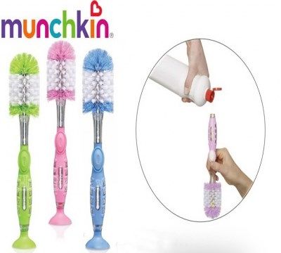  Cọ Rửa Bình Sữa Có Ngăn Chứa Xà Phòng Munchkin 