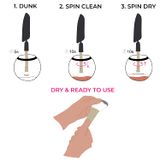  Bộ Dụng Cụ Rửa Và Làm Khô Cọ Trang Điểm Trong 1 Giây Stylpro Makeup Brush Cleaner & Dryer In Second 