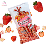  Bắp Rang Popcornopolis Strawberries & Cream Mỹ Vị Dâu và Kem Vani_680gr 