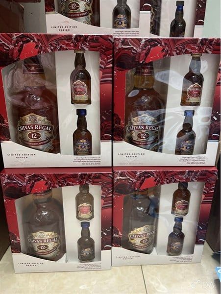  Set Chivas Rượu CHIVAS REGAL 12 NĂM HỘP QUÀ TẾT 2023 